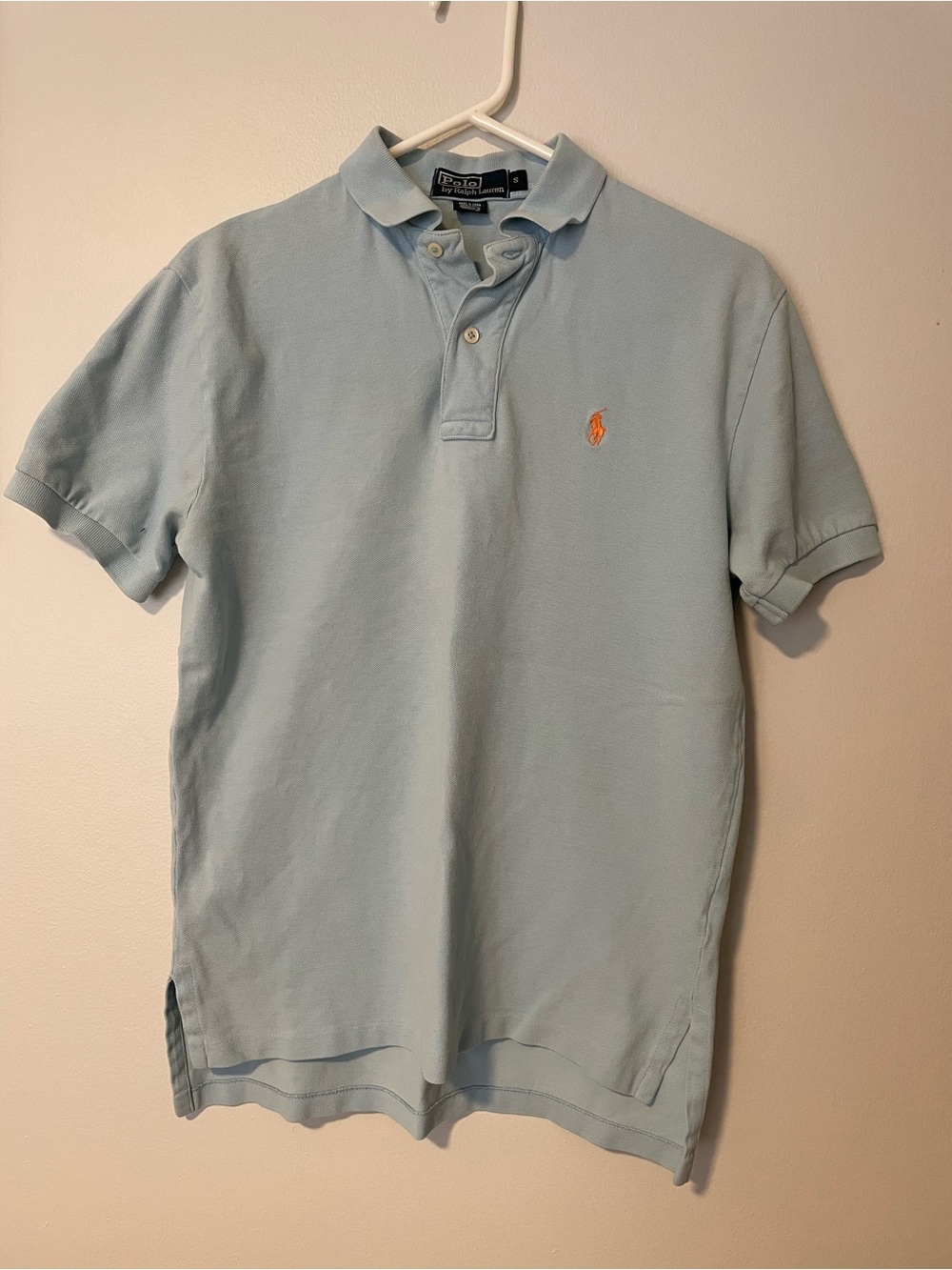 Polo by Ralph Lauren Classic Fit Light Blue Polo Shirt Small